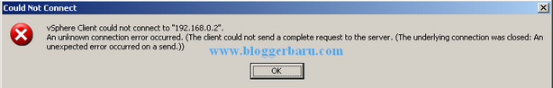 cant connect vsphere5.5-xp-1