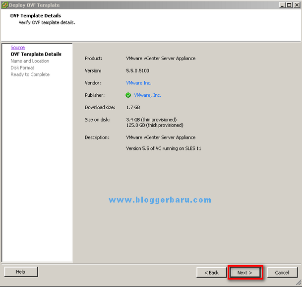 deploy vcenter server appliance 5