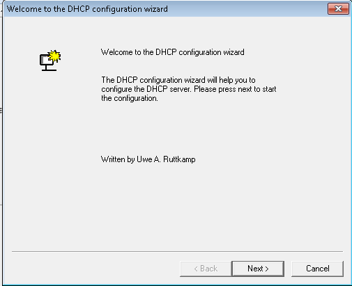 dhcp server on windows 7