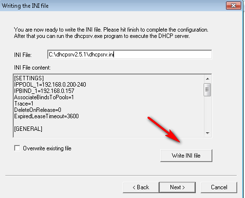 dhcp server on windows 7